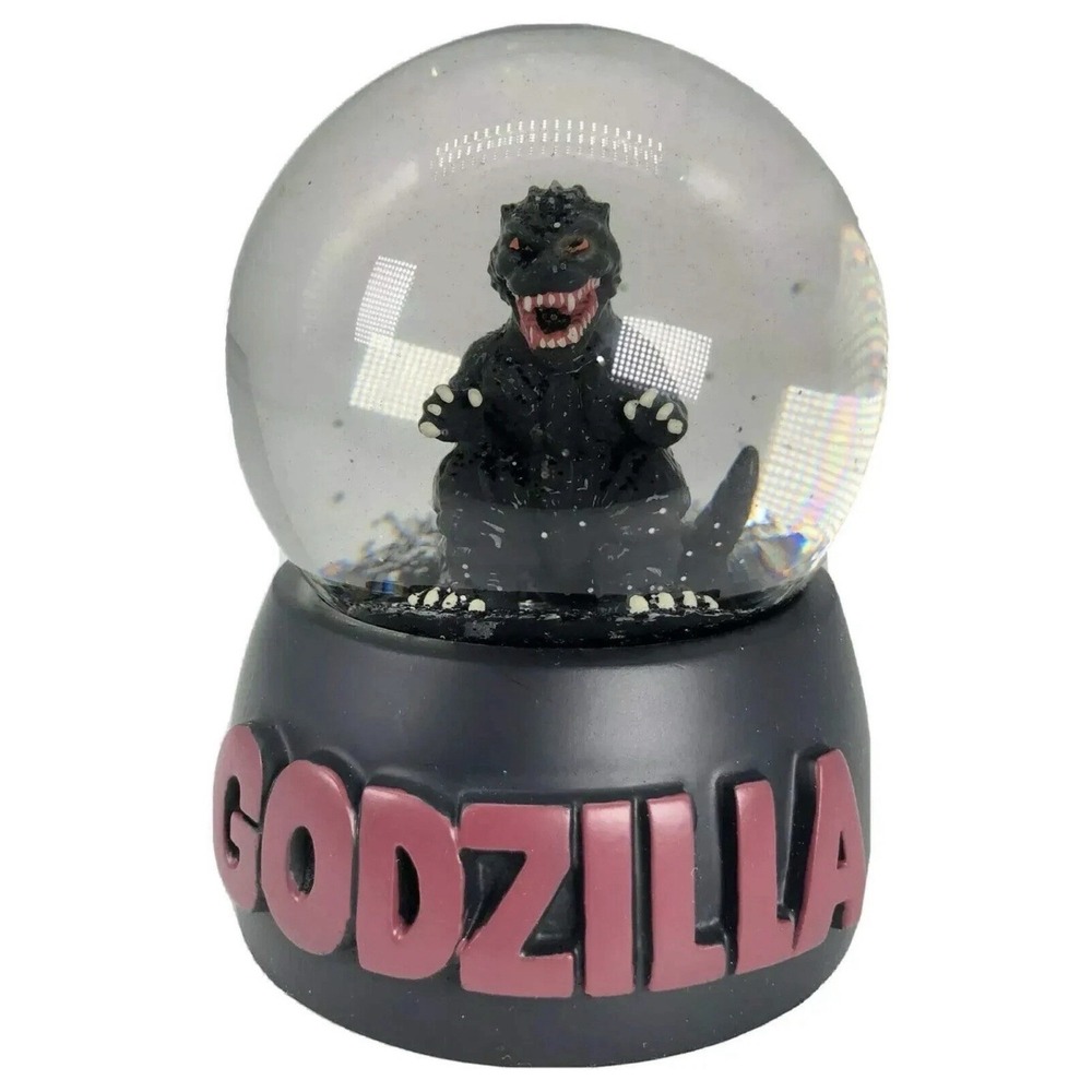 Godzilla Snow Globe Godzilla Dome 90mm Figure Ornament Statue Toho Folkart New